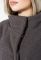 Пальто жіноче двофактурне стрункий силует 69PD1056 (графітовий)