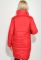 Жіноче пальто на синтепоні 72PD211 (червоний)