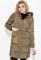 Пальто жіноче з капюшоном 154V002 (хакі)