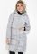 Пальто женское с капюшоном 154V002 (серый)