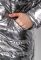 Жіноче пальто стильне 80PD1358 (срібний)