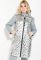Жіноче пальто стильне з капюшоном 77PD860 (сірий)