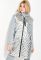 Жіноче пальто стильне з капюшоном 77PD860 (сірий)