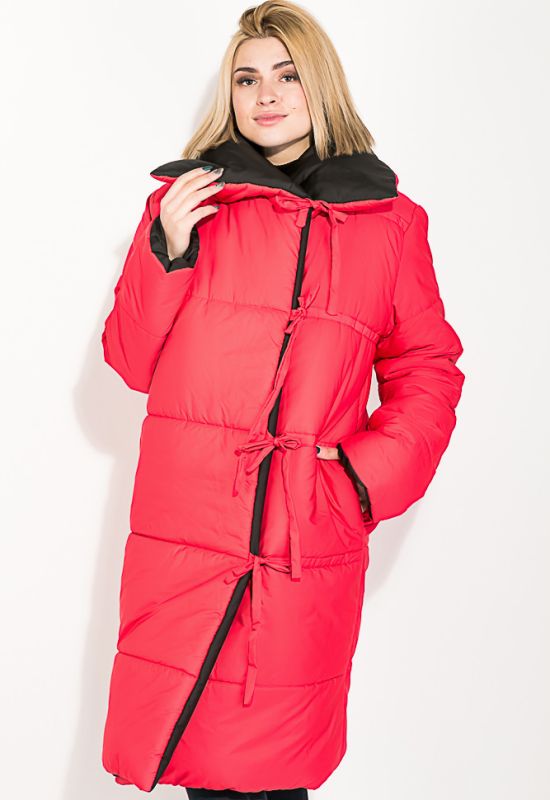 Пальто-одеяло 74PD803-2 (черный/красный)