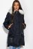 Парка женская 120P252-2 (темно-синий)