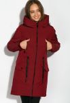 Парку жіноча 120PLI8922 (бордовий)