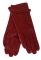 Перчатки женские 120PSTP003 (бордовый)