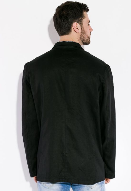 Пиджак мужской в стиле Casual 19PL175 (черный)