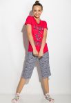 Пижама женская 107P045 (малиновый)