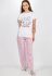 Піжама жіноча 317F025 (білий/рожевий)