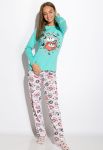 Пижама женская 317F056 (бирюзовый)