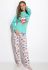 Пижама женская 317F056 (бирюзовый)
