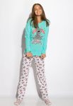 Пижама женская 317F084 (бирюзовый)