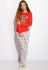 Пижама женская 317F084 (красный)