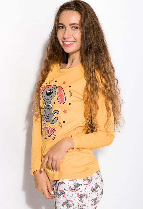 Пижама женская 317F084 (желтый)