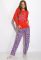 Піжама жіноча 317F085 (червоний)
