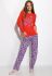 Пижама женская 317F085 (красный)