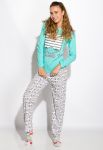 Пижама женская 317F086 (бирюзовый)