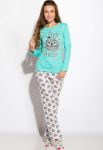 Пижама женская 317F087 (бирюзовый)