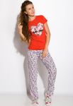 Пижама женская 317F088 (красный)