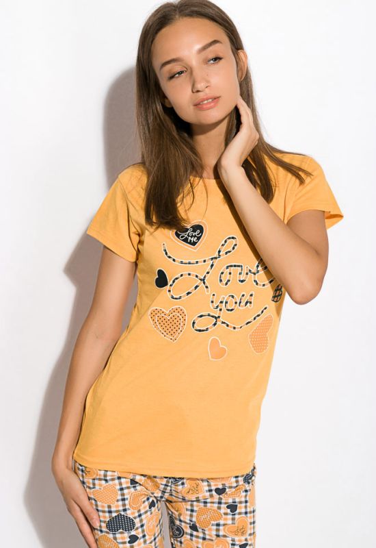 Пижама женская 317F089 (желтый)