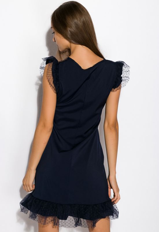 Платье 103P002 (темно-синий)