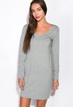 Платье 110P402-2 (серый/меланжевый)