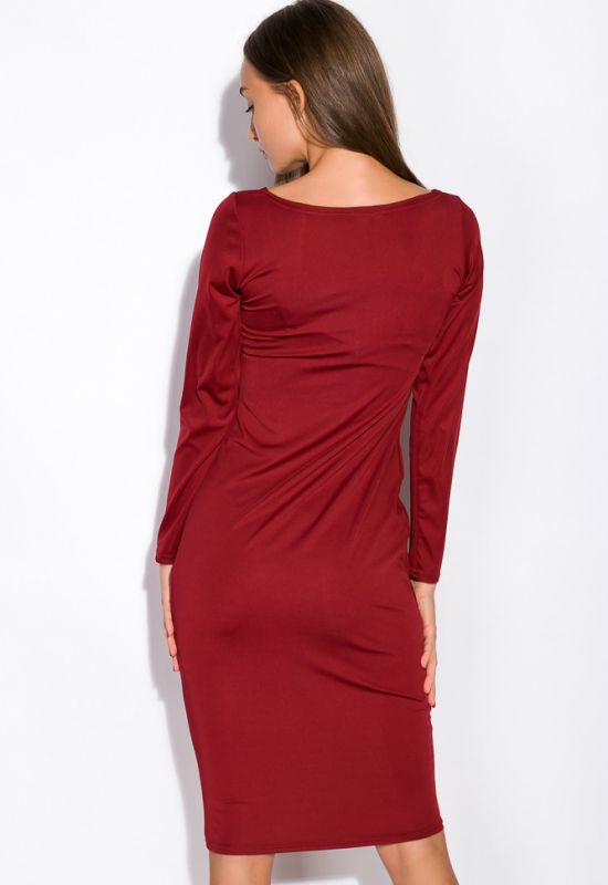 Платье 110P500 (бордовый)
