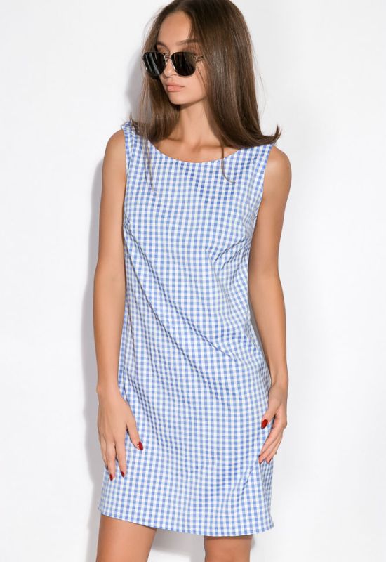 Сукня 120P378 (білий/блакитний)