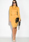 Платье 120PCH271 (горчичный)