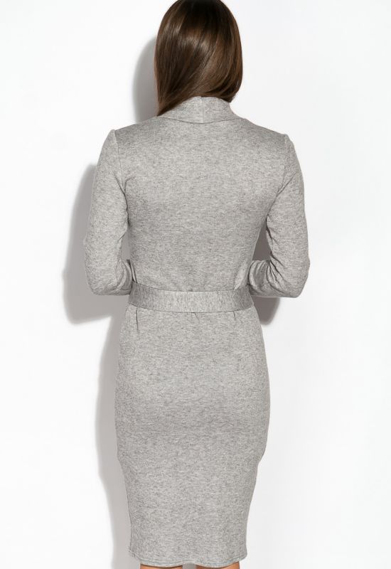 Сукня 120PCH271 (сірий/меланжевий)