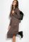 Сукня 120PFA15030 (коричневий)