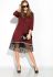 Платье 120PLTR191 (бордовый)