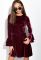 Сукня 120PMA1833 (бордовий)