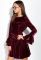 Сукня 120PMA1833 (бордовий)
