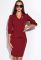 Платье 120PN18026 (бордовый)