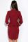 Платье 120PN18026 (бордовый)