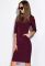 Платье 120PN18036 (темно-фиолетовый)