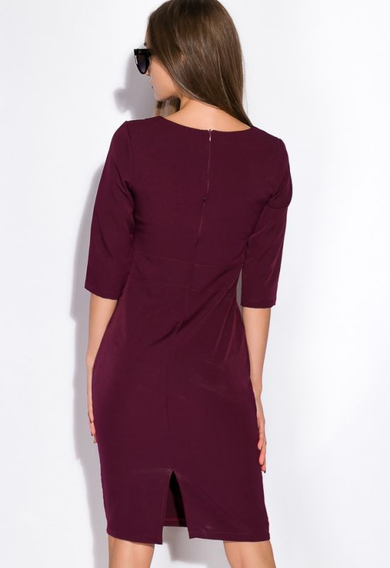 Платье 120PN18036 (темно-фиолетовый)