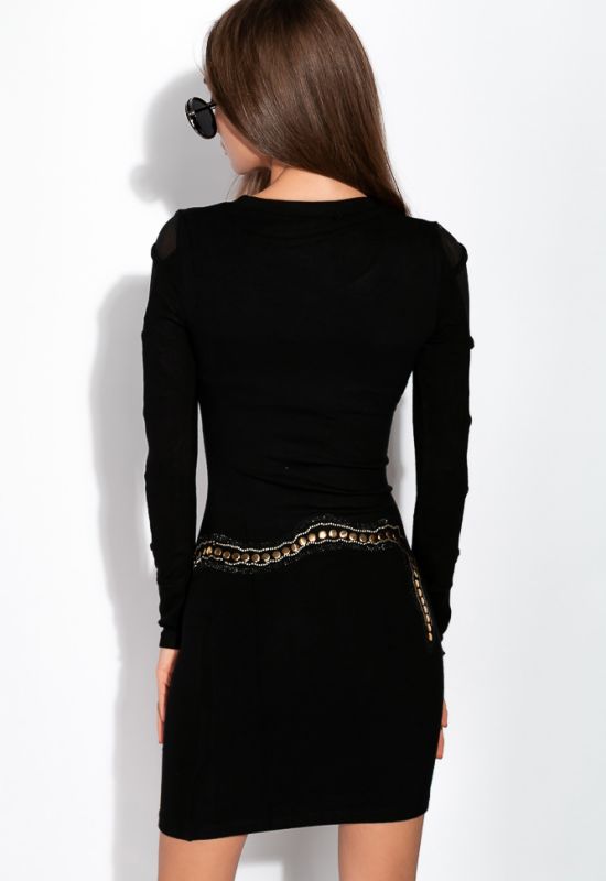 Платье 120PO4341 (черный)