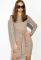 Сукня 120PO7547 (бежевий)