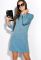 Сукня 120PO7554 (блакитний/меланжевий)