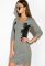 Сукня 120PO7623 (світло-сірий)