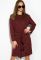 Сукня 120PO7746 (бордовий)