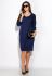 Платье 120PO7771 (синий/меланжевый)