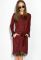 Сукня 136P614 (бордовий)