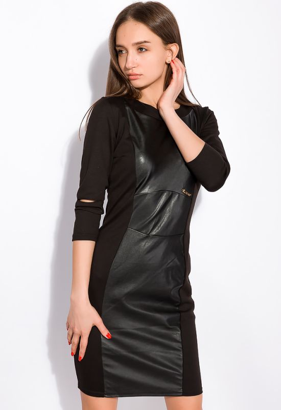 Сукня елегантна 120PO7641 (чорний)
