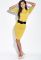 Платье-гольф с поясом 95P1970 (горчичный)
