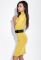 Платье-гольф с поясом 95P1970 (горчичный)