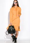 Платье худи 103P009 (горчичный)